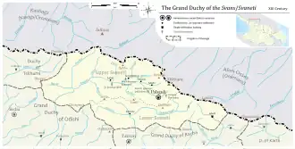 Location of Principality of Svaneti