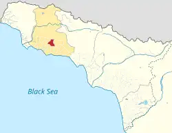 Location in Abkhazia
