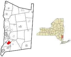 Location of Myers Corner, New York