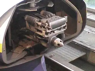 Shibata rotary coupler on E4 Series Shinkansen