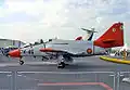 Spanish Air Force CASA C-101 Aviojet with the cockade painted on the fuselage
