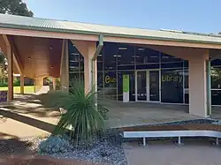 This is an image of the entrance to the Bunbury campus library.