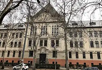 Mihajlo Pupin secondary school of electrical engineering by Bеlа Pаklо i Štrоb Мikšа, 1921