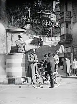Municipal Police in Zurich, Switzerland, 1947