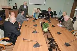 VIP Video-conference in the Conference Hall