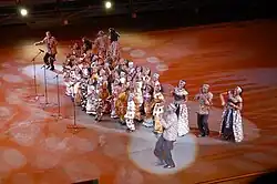 A Watoto Children's Choir performing at the Edinburgh Military Tattoo in Scotland in 2006