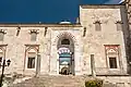 One of the lateral entrances into the mosque