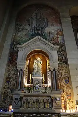 The Chapel of Saint Anne behind the ciborium