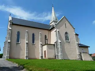The church in Vinzier