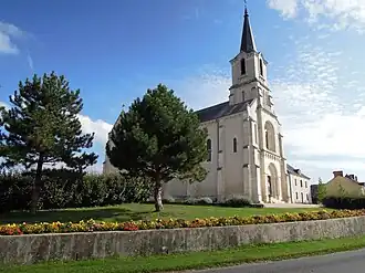 The church in Mosnay
