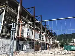 Abbruch Restaurant Seite