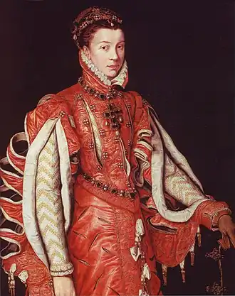 Elisabeth de Valois, 1560, by Antonis Mor[51]
