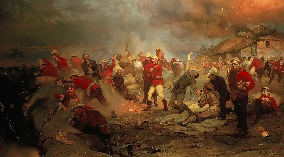 The Defence of Rorke's Drift (1880), Royal Collection