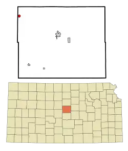 Location within County and Kansas