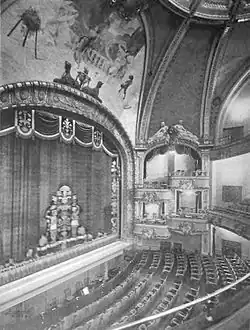 Photo of the front of the Eltinge Theatre