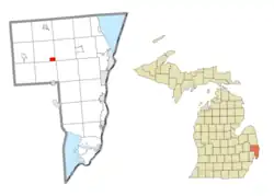 Location within St. Clair County