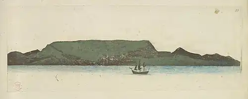 Alexander Buchan HMS Endeavour on 12 January 1769, off the coast of Tierra del Fuego