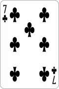 7 of clubs