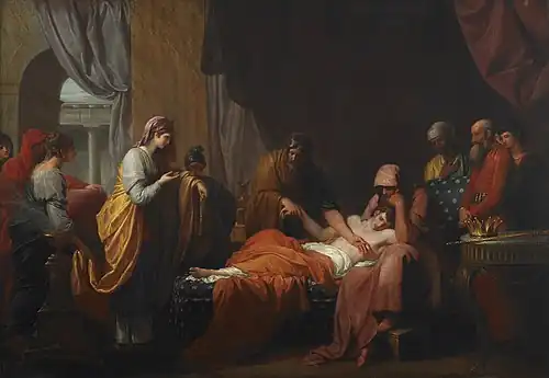 Erasistratus the Physician Discovers the Love of Antiochus for Stratonice, 1772