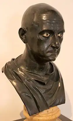 Bronze bust of Roman Isis priest, formerly identified as Scipio Africanus, mid 1st century BC[19][20]