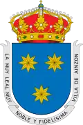 Coat of arms of Ainzón, Spain