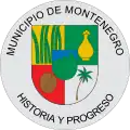 Official seal of Montenegro, Quindío