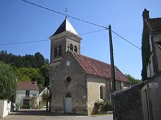 The church of Essert in Lucy-sur-Cure