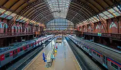 Interior of the station