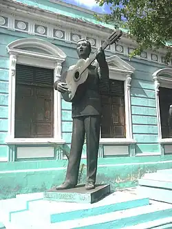 Statue of Guty Cárdenas in Mérida, Yucatán