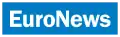 October 1998&nbsp;– June 2008: blue rectangle enclosing white camel case word "EuroNews".