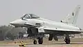 A Eurofighter Typhoon at Aero India 2011