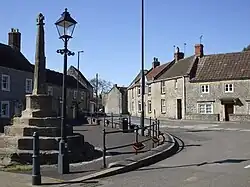 Medieval standing cross 50&nbsp;m west of St Peter's Church