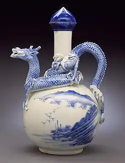 Hirado ware ewer, Japan, late 19th century