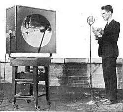 Experimental 3.3&nbsp;GHz (9&nbsp;cm) transmitter 1933 using split-anode magnetron, at Westinghouse labs [37]