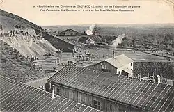 Quarries No. 1 and No. 2 and the two crushers