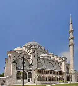 View of the mosque's exterior (northeast side)