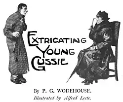 Illustration by Alfred Leete for "Extricating Young Gussie"
