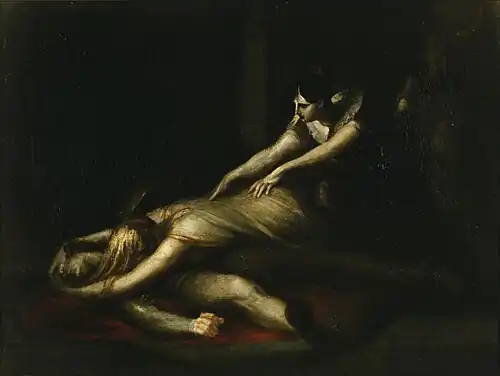 Kreimhild Mourns Siegfried by Henry Fuseli