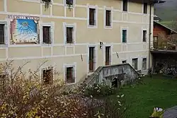 South facade of the building.