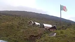 Accommodation facilities on Mount Fako