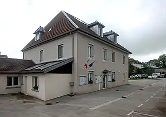 The town hall in Fallerans