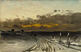 Winter Landscape, Sunset, 1878