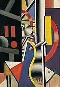 Fernand Léger, 1918, Dans L'Usine, oil on canvas, 56 x 38&nbsp;cm (22 x 15 in), On the reverse titled Esquisse dans l'usine