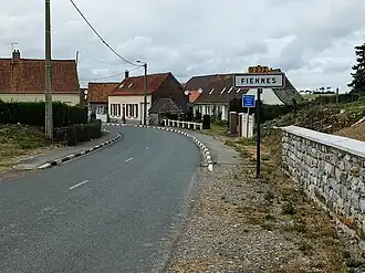 The entrance to the commune