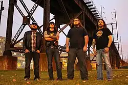 Left to right: Kevin Hogle, Ryan Clackner, Justin Wells, Jason Parsons