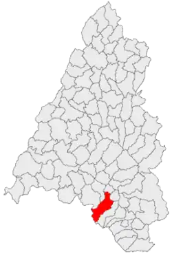 Location in Bihor County