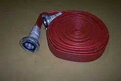 75&nbsp;mm fire hose with Storz couplings