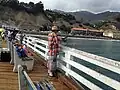 Fishermen along the Malibu Pier