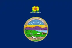 Flag of Kansas , (1927 – September 24, 1961)