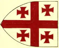 One of the flags of Sebastia as seen in the Book of Knowledge of All Kingdoms,[10][8] now modern Sivas